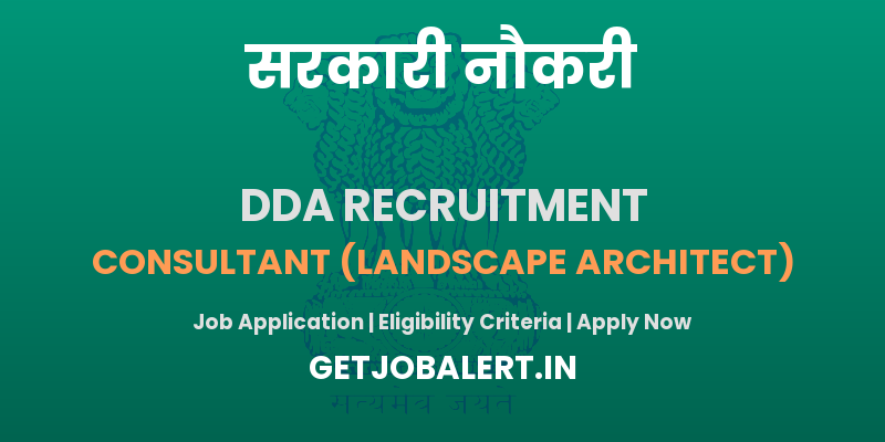DDA Consultant Recruitment 2025 - Apply Offline for 05 Consultant Posts