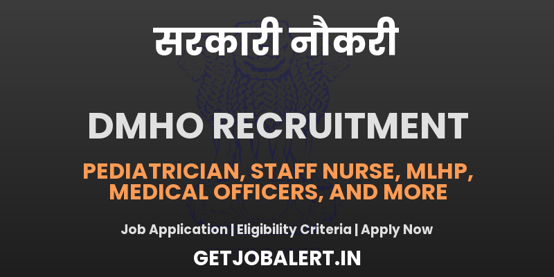 DMHO Sangareddy Recruitment 2025: Apply Now for Various Health Sector Jobs