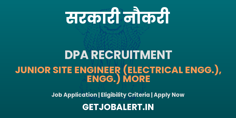 Deendayal Port Authority Recruitment 2025 - Apply Online for 30 Junior Site Engineer Posts