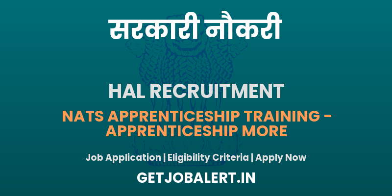 HAL Apprenticeship Recruitment 2025 - Walk in for B.A, BCA, B.B.A, B.Com, B.Sc, B.Tech/B.E, Diploma