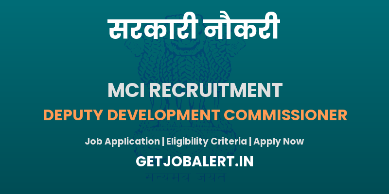 Ministry of Commerce and Industry Recruitment 2025 - Apply Offline for 01 Deputy Development Commissioner Posts