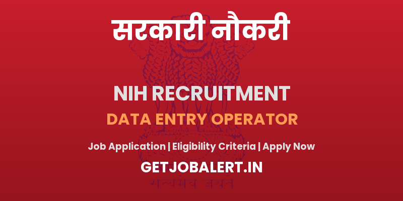 National Institute of Homoeopathy Data Entry Operator Recruitment 2025 - Apply Offline for 01 Posts