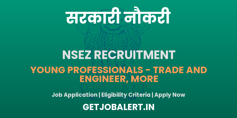 NSEZ Young Professionals Recruitment 2025 - Apply Offline for 03 Posts