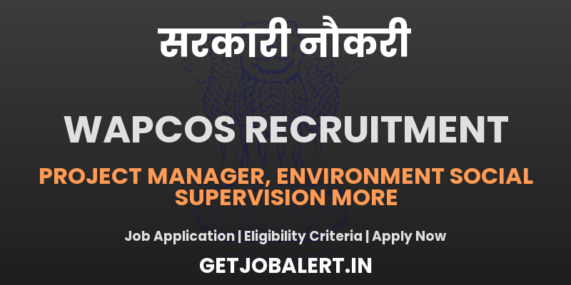 WAPCOS Recruitment 2025 - Apply Offline for Environment Social Health & Safety manager, Site Supervision Engineer, More Posts