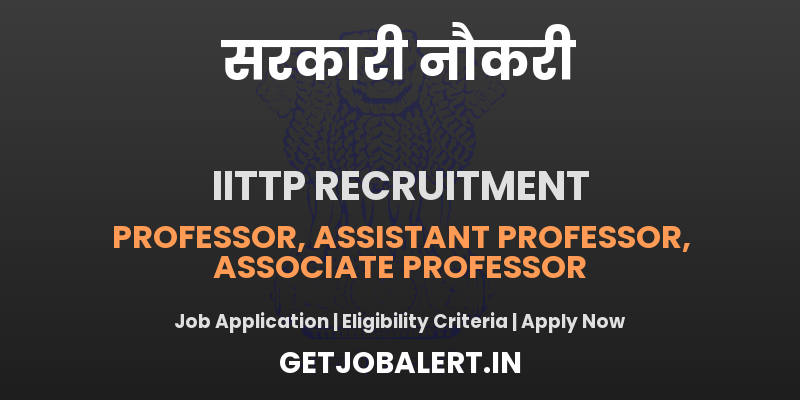 IIT Tirupati Professor/ Assistant and Associate Professor Recruitment 2025 - Apply Online