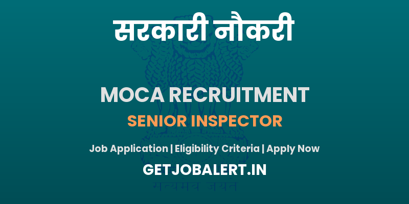 Ministry of Civil Aviation Senior Inspector Recruitment 2025 - Apply Offline for 01 Posts