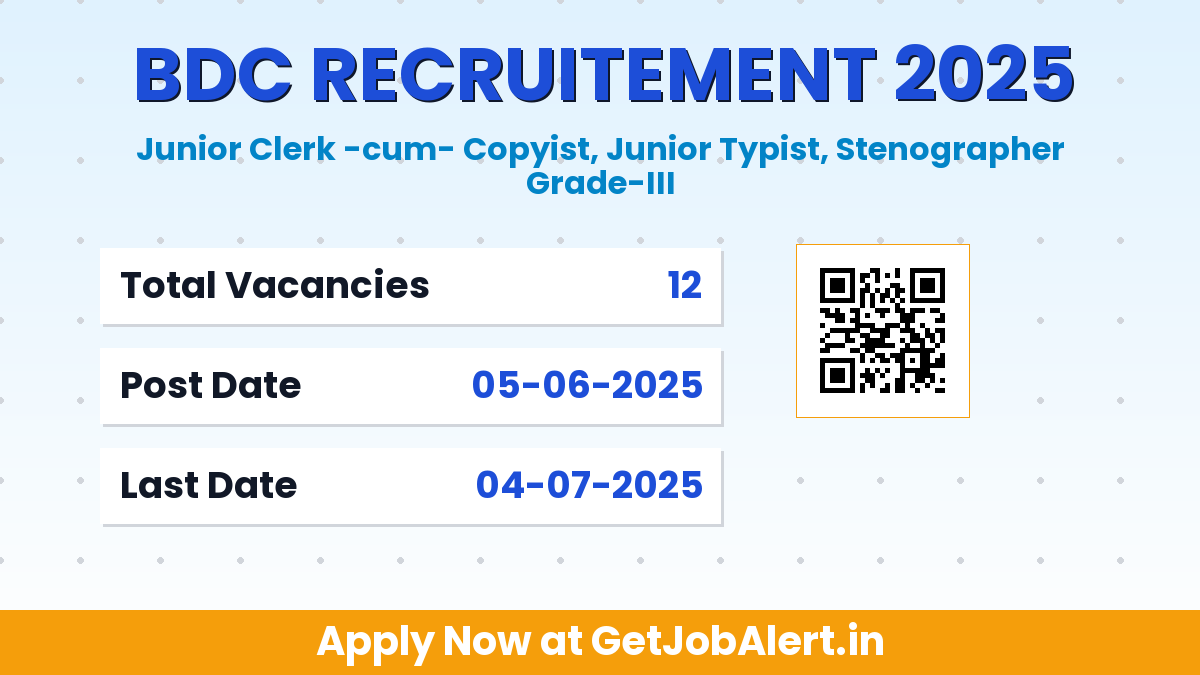 Boudh District Court Recruitment 2025 - Apply Offline for 12 Junior Clerk, Typist and More Posts