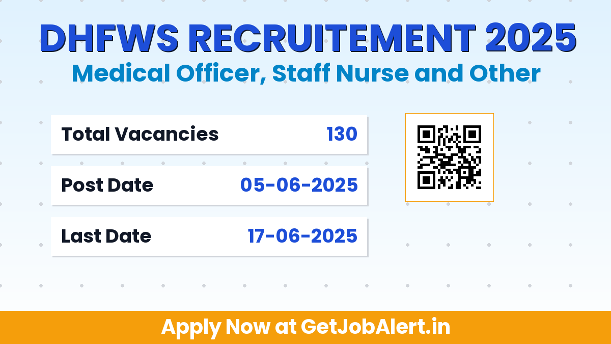 DHFWS Bagalkot Various Posts Recruitment 2025 - Apply Online for 130 Medical Officer, Staff Nurse and Other Posts