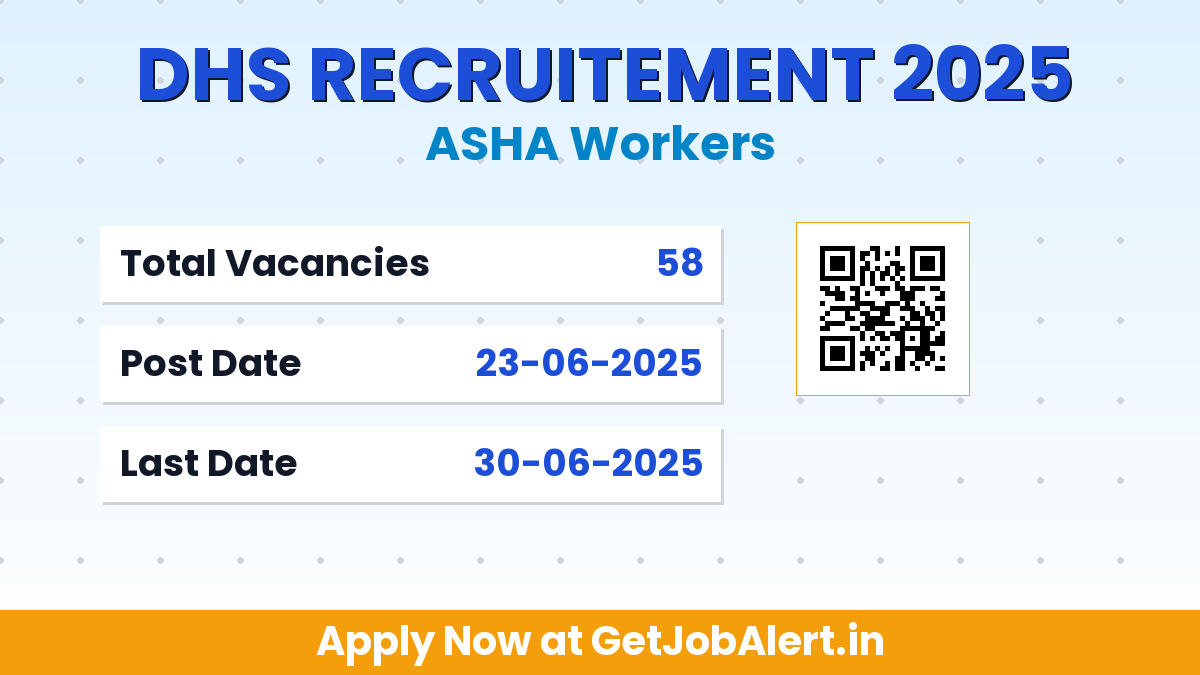 DHS Ananthapuramu ASHA Workers Recruitment 2025 - Apply Offline for 58 Posts