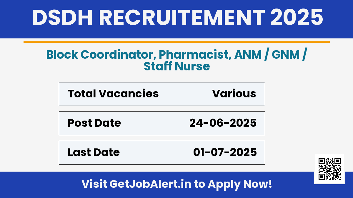 Devyanshi Pharmaceuticals and Hospital Various Staff Recruitment 2025 - Apply Offline for Pharmacist, Staff Nurse and More Posts