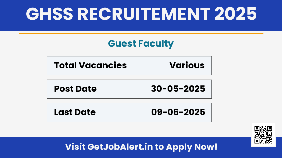 GHSS Rayagada Guest Faculty Recruitment 2025 - Apply Offline