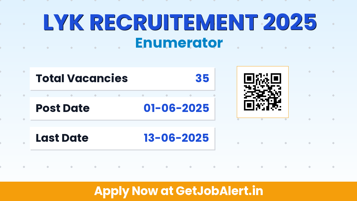 Local Youths of the Kalahandi Enumerator Recruitment 2025 - Apply Offline for 35 Posts Before June 13