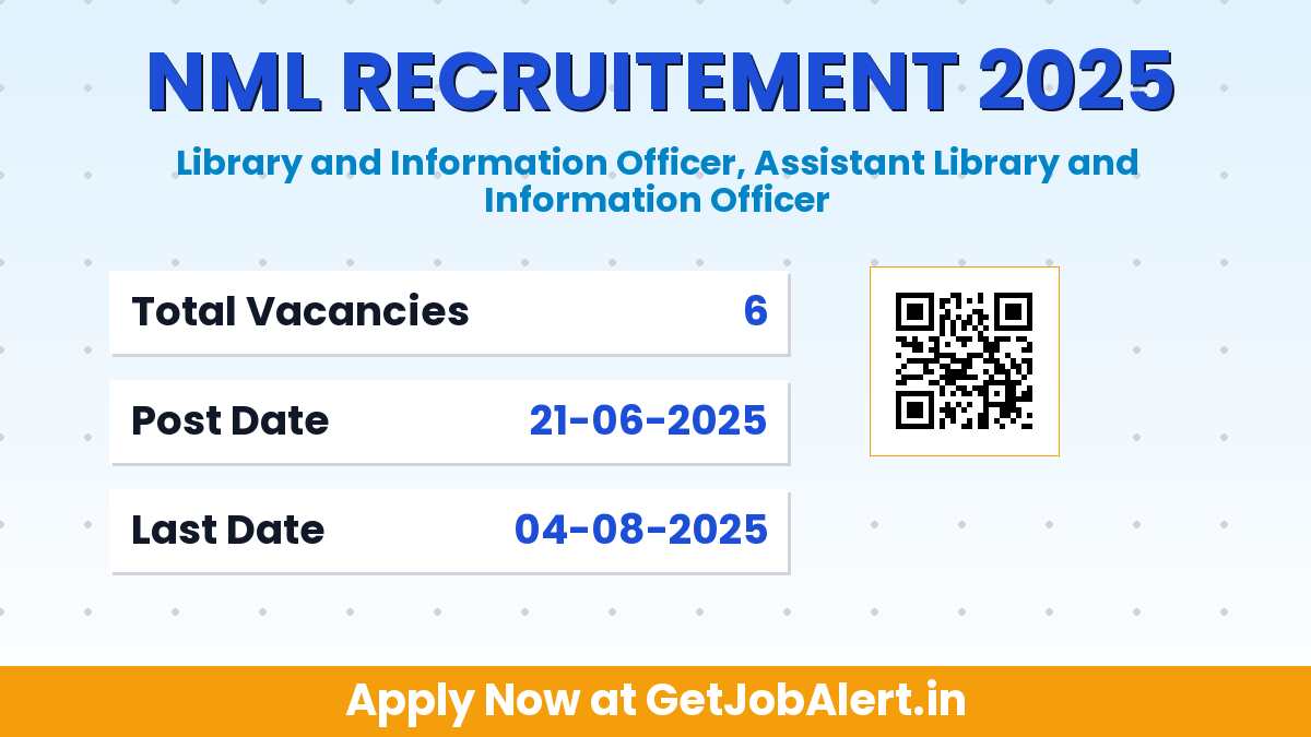 National Medical Library Recruitment 2025 - Apply Offline for 6 Library and Information Officer, Assistant Library and Information Officer Posts