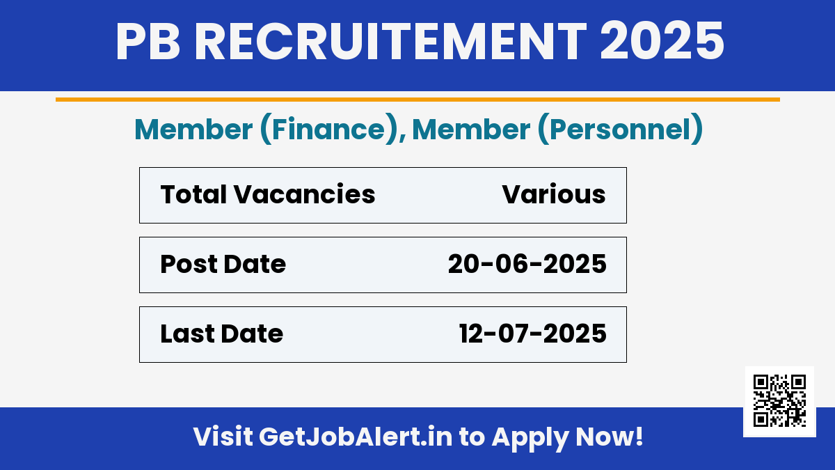 Prasar Bharati Member Recruitment 2025 - Apply Offline